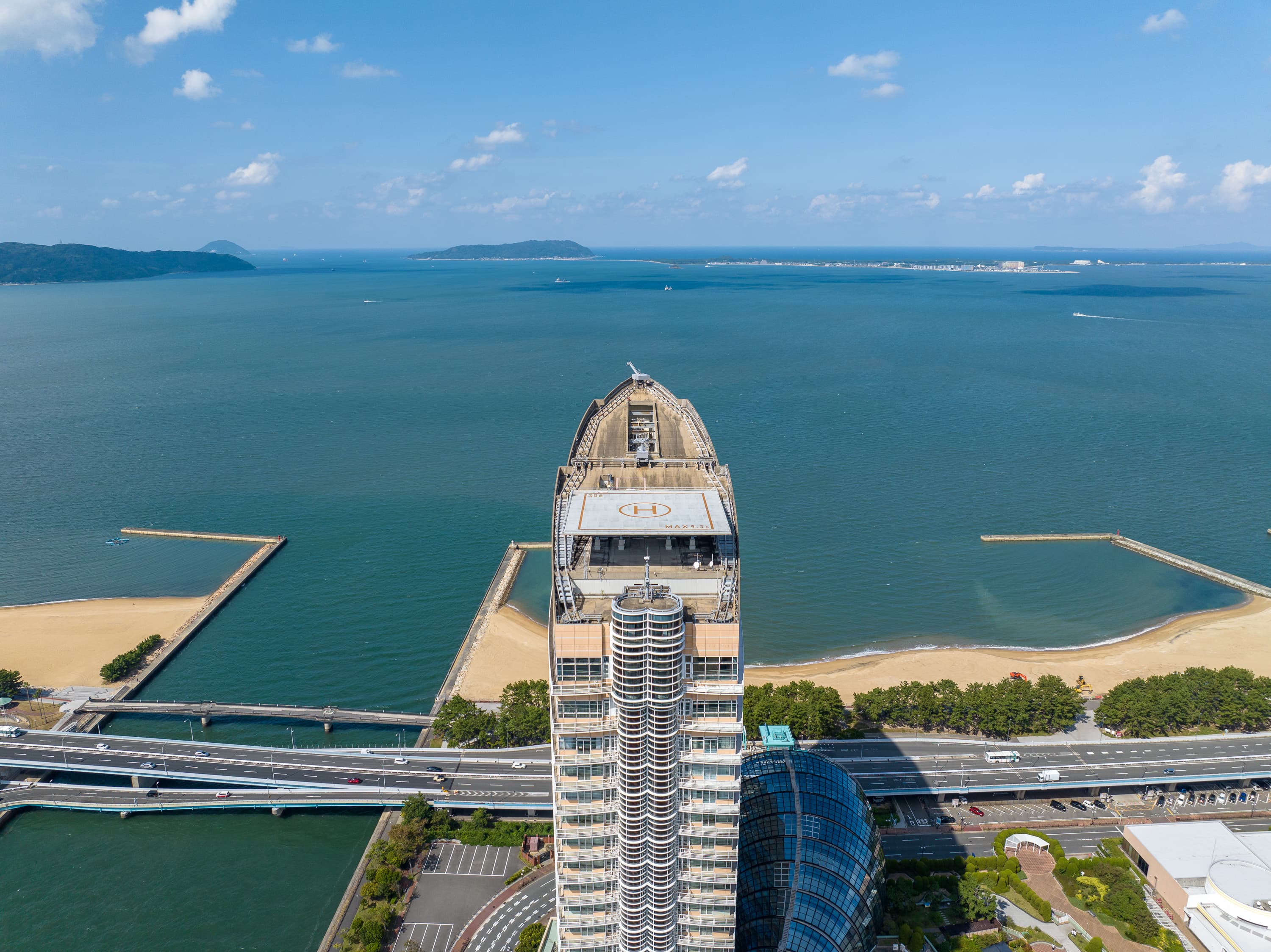 日本・ビル空撮